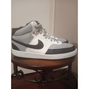 Nike Mens Court Vision Mid DN3577-002 Gray Basketball Shoes Sneakers Size 11.5